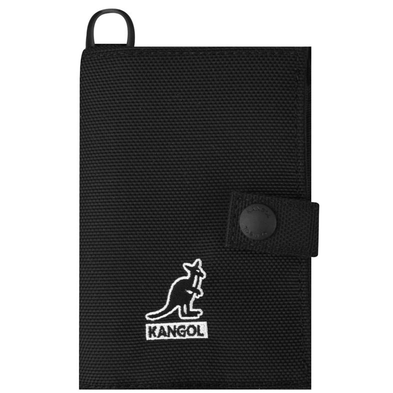 acessórios | Kangol unissex preto carteira de cartão gear i Z48801262