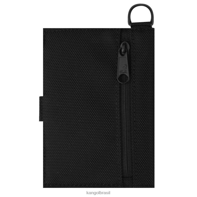 acessórios | Kangol unissex preto carteira de cartão gear i Z48801262