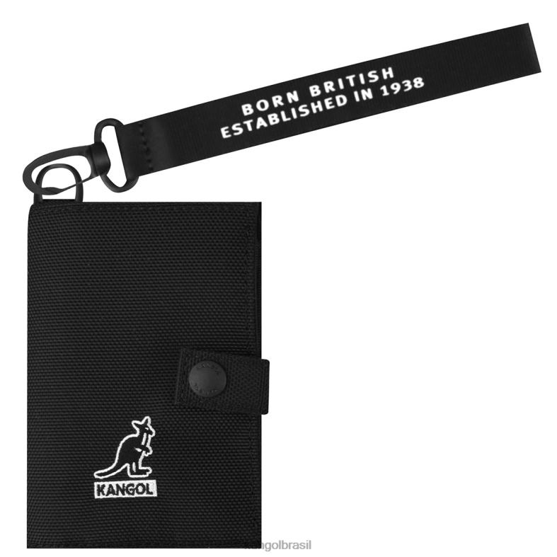acessórios | Kangol unissex preto carteira de cartão gear i Z48801262