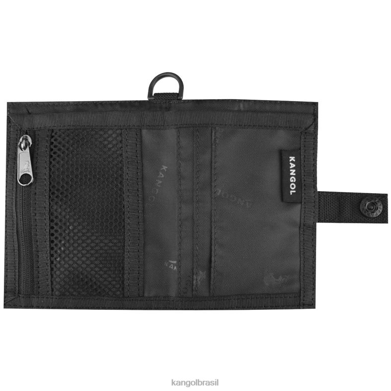 acessórios | Kangol unissex preto carteira de cartão gear i Z48801262