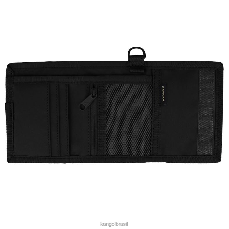 acessórios | Kangol unissex preto carteira leve de fim de semana Z48801252