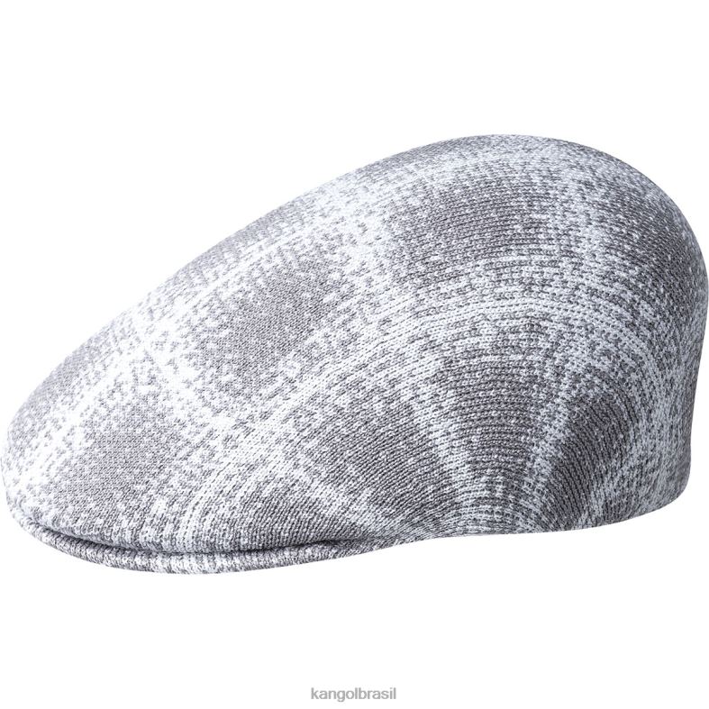 chapelaria | Kangol unissex Branco cinzento xadrez grunge 507 Z4880228