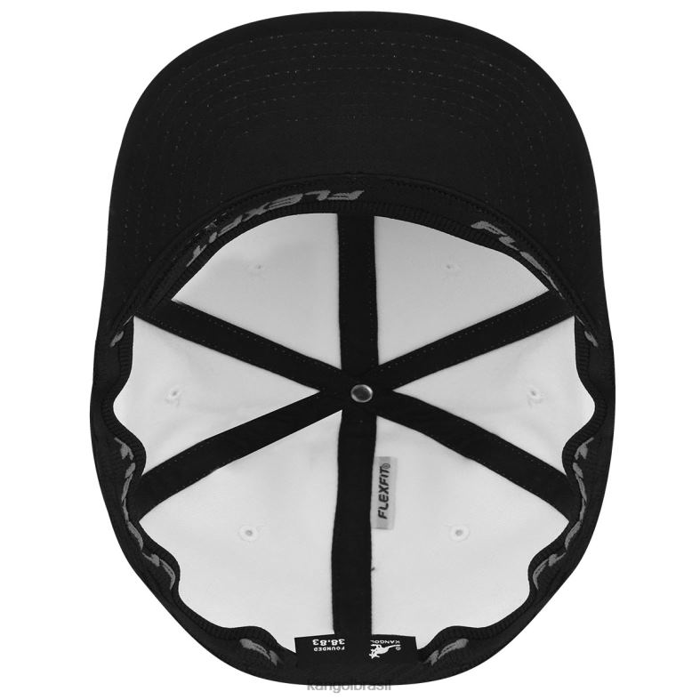 chapelaria | Kangol unissex Branco preto beisebol flexfit de lã 3d Z4880301