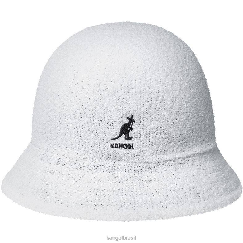 chapelaria | Kangol unissex Branco preto flip it reversível casual Z4880506