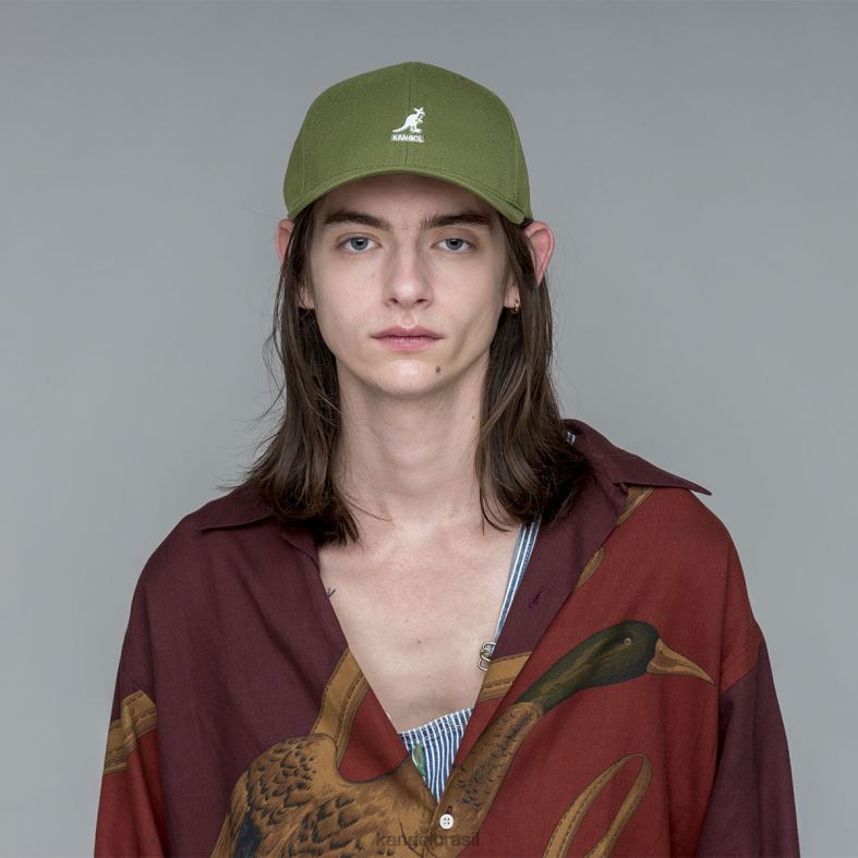 chapelaria | Kangol unissex Oliva beisebol flexfit de lã Z4880321