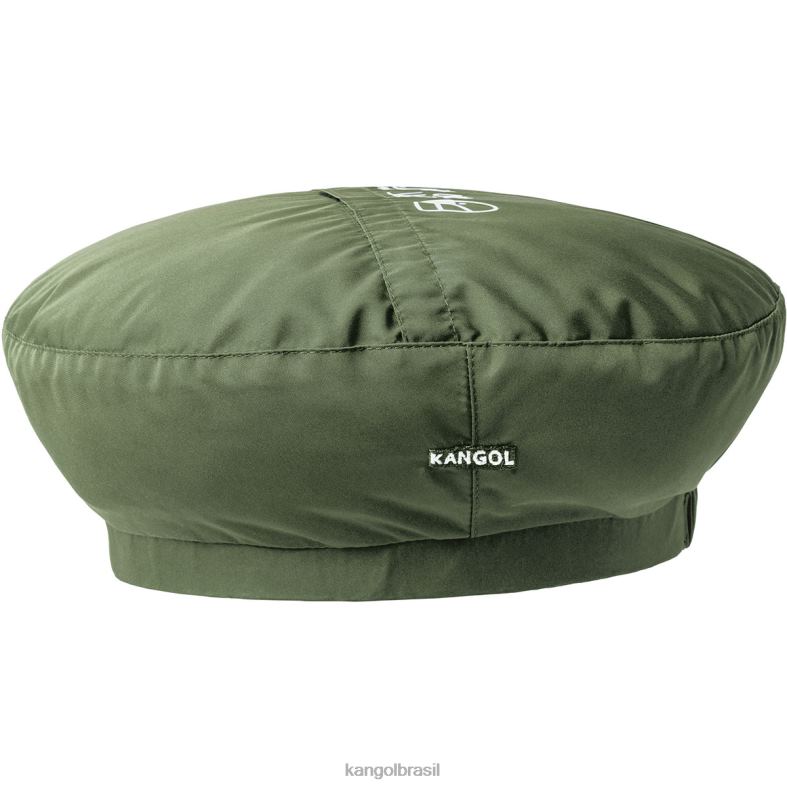 chapelaria | Kangol unissex Oliva boina de máscara de coordenadas Z4880421