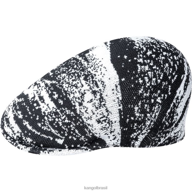 chapelaria | Kangol unissex Preto branco aerógrafo 507 Z4880226