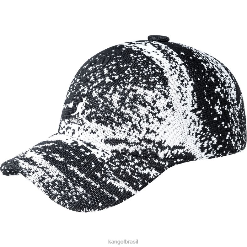 chapelaria | Kangol unissex Preto branco cápsula de ajuste de aerógrafo Z4880359