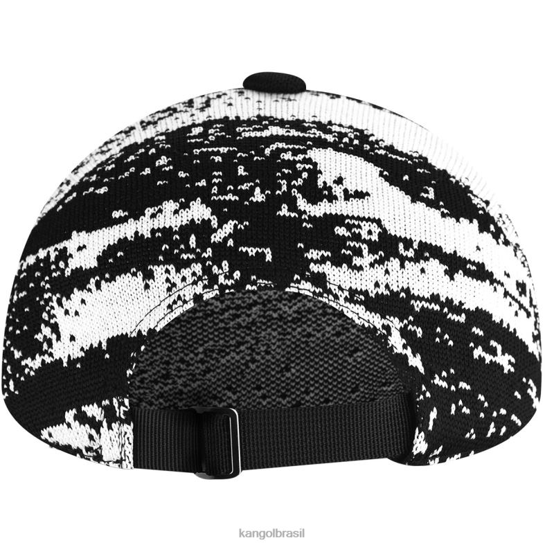 chapelaria | Kangol unissex Preto branco cápsula de ajuste de aerógrafo Z4880359