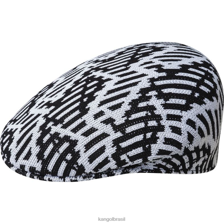 chapelaria | Kangol unissex Preto branco escalas caindo 504 Z488043