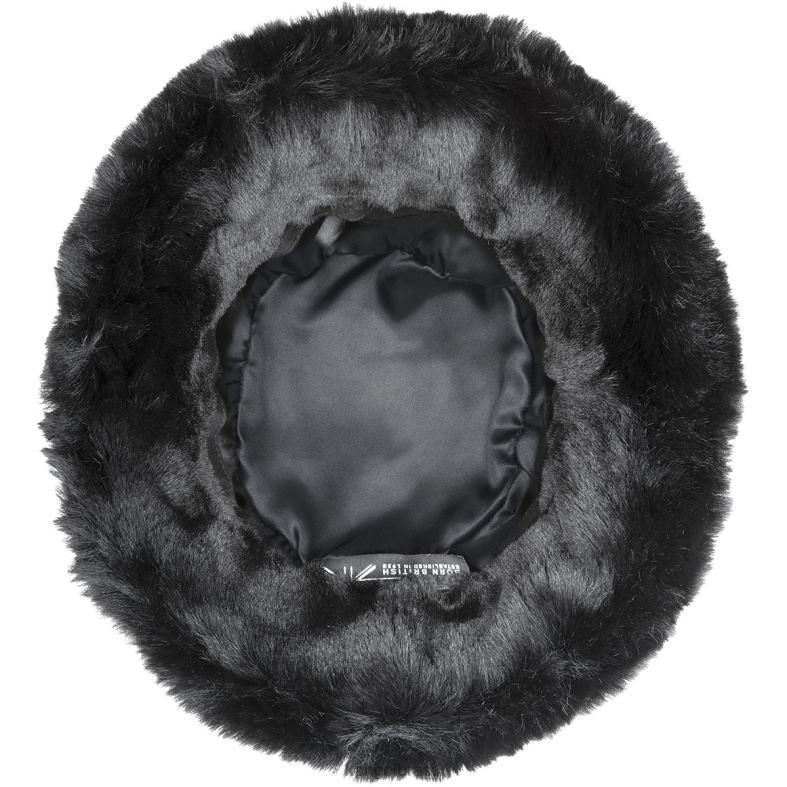 chapelaria | Kangol unissex Preto sólido balde de pele falsa Z4880706