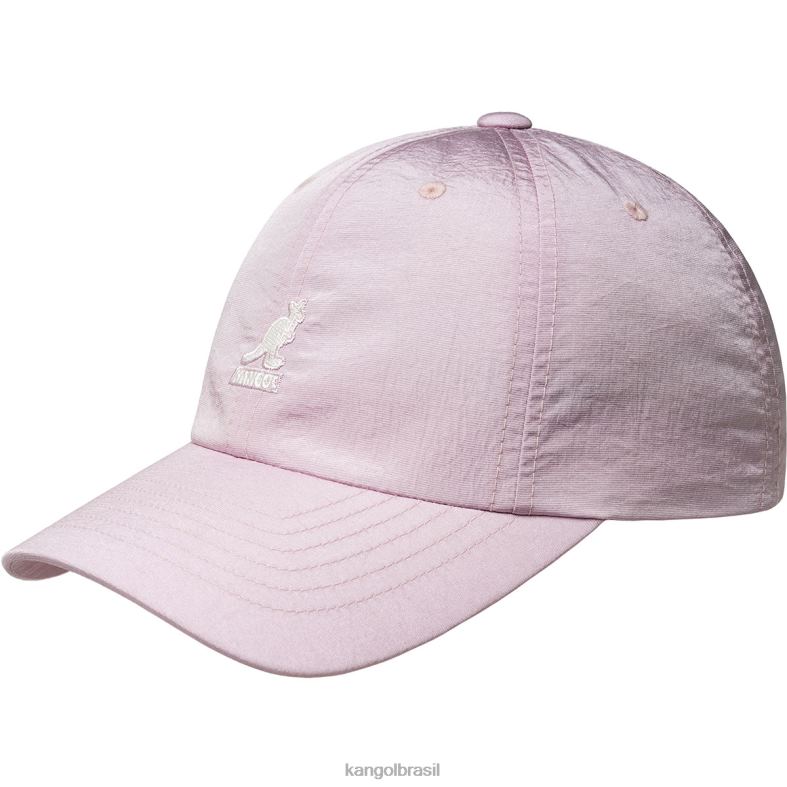 chapelaria | Kangol unissex Rosa empoeirada wr beisebol de náilon Z4880374