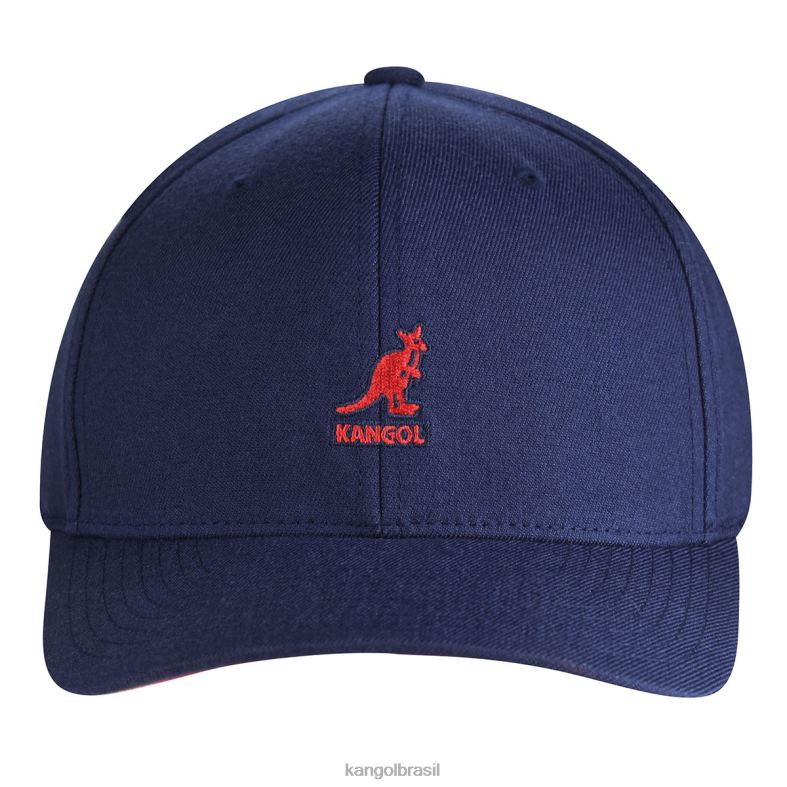 chapelaria | Kangol unissex ali azul beisebol flexfit de lã Z4880329
