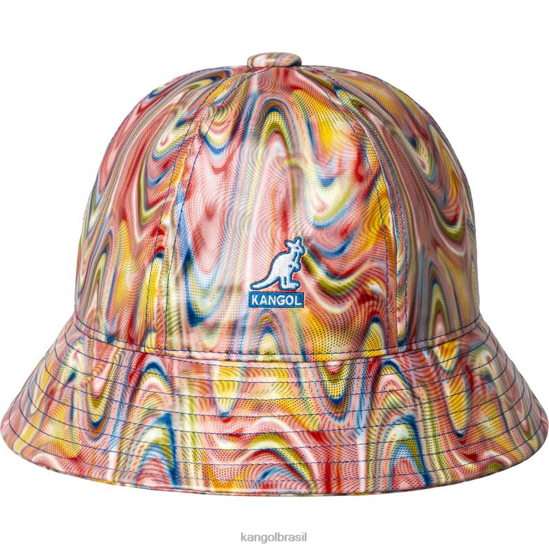 chapelaria | Kangol unissex arco-íris pepto onda de calor casual Z4880572