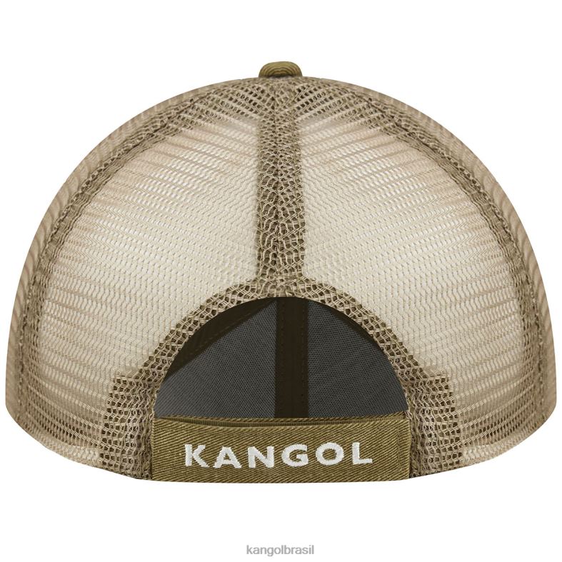 chapelaria | Kangol unissex aveia beisebol de malha de algodão angustiado Z4880293