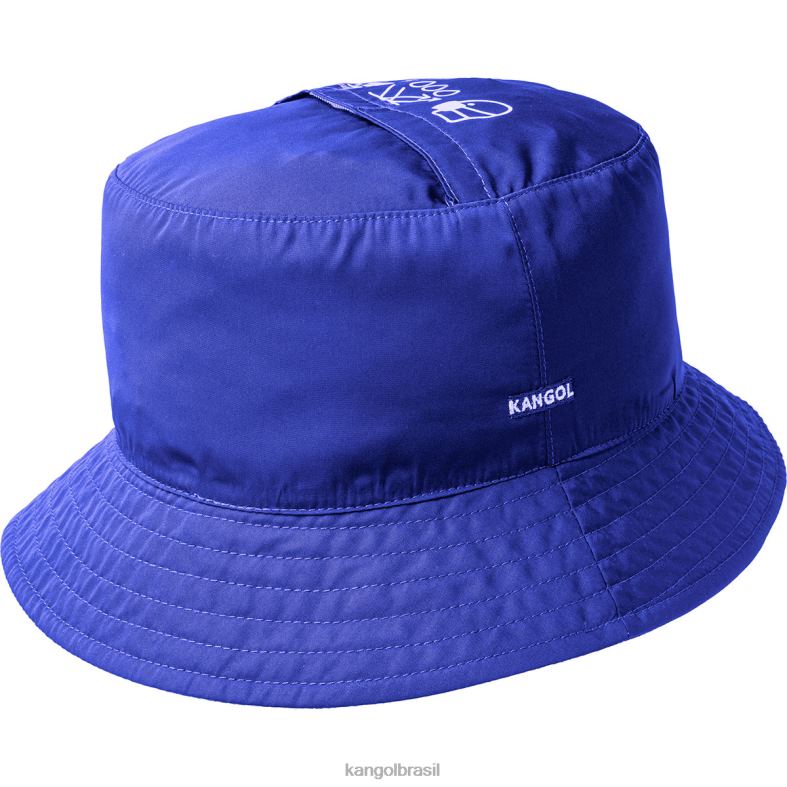 chapelaria | Kangol unissex azul balde de máscara de coordenadas Z4880668