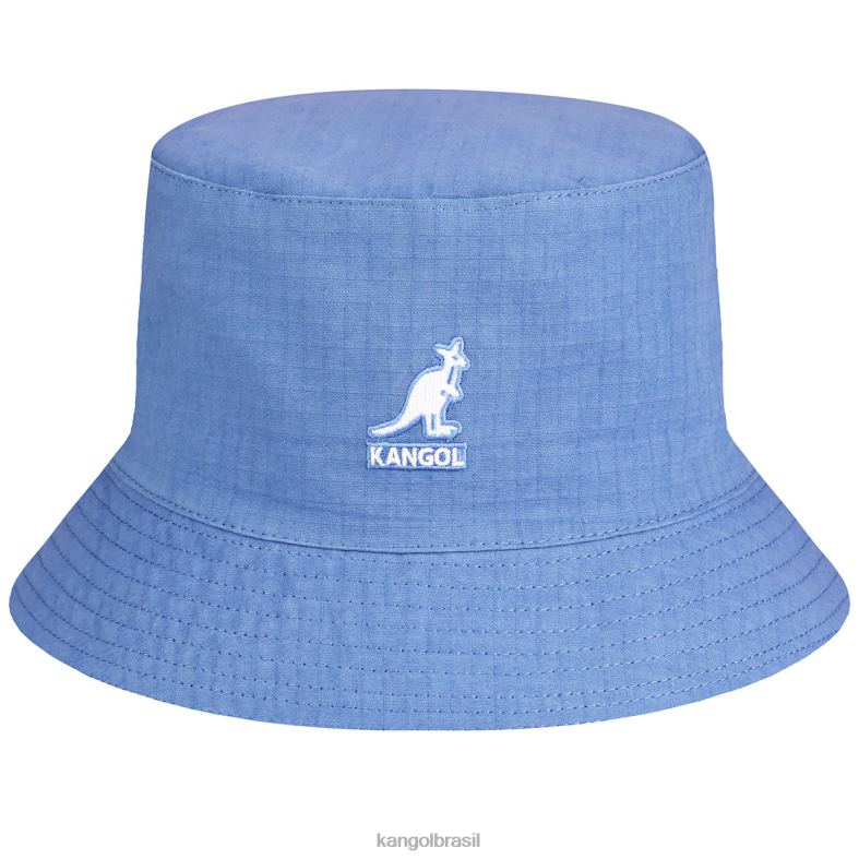 chapelaria | Kangol unissex azul claro balde de rotação essencial ripstop Z4880519