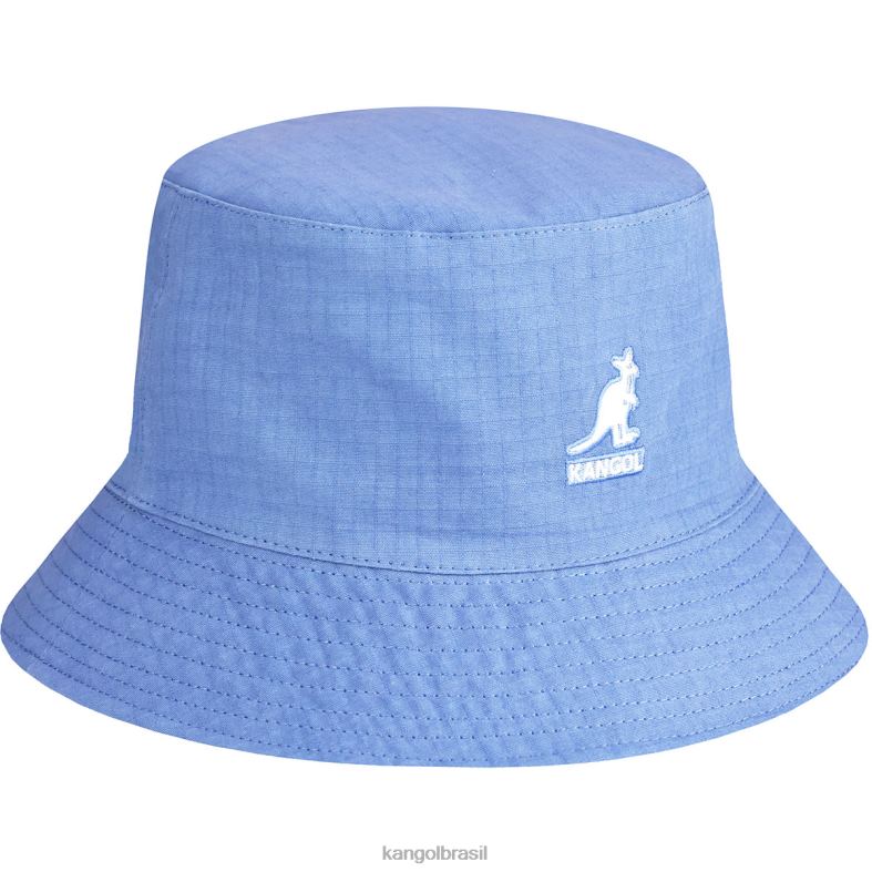chapelaria | Kangol unissex azul claro balde de rotação essencial ripstop Z4880519