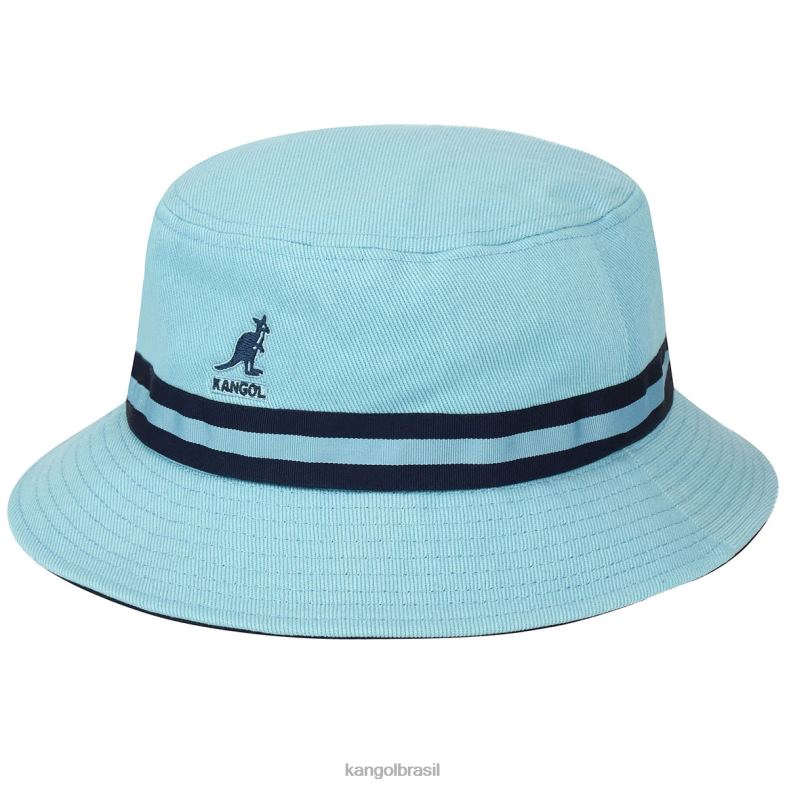 chapelaria | Kangol unissex azul claro listra lahinch Z4880529