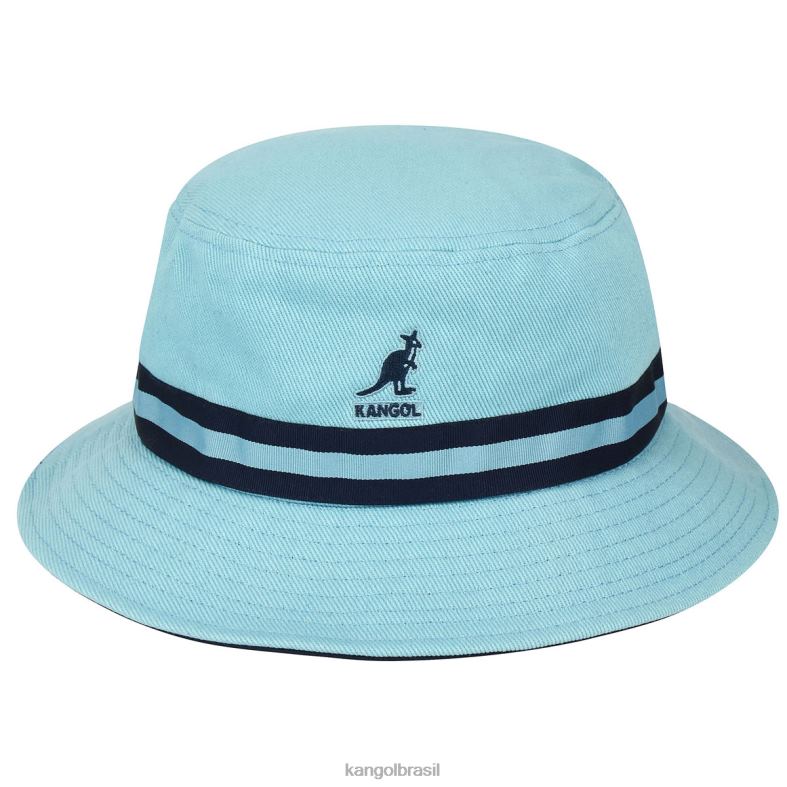 chapelaria | Kangol unissex azul claro listra lahinch Z4880529