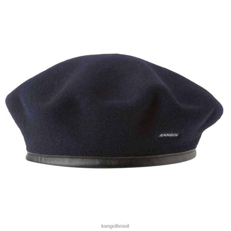 chapelaria | Kangol unissex azul escuro boina de lã monty Z4880431
