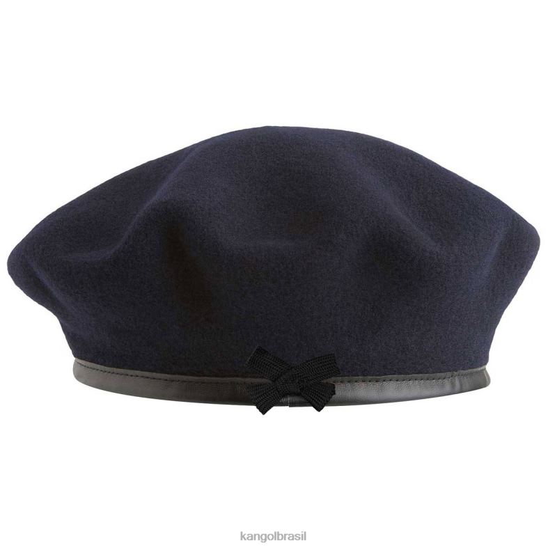 chapelaria | Kangol unissex azul escuro boina de lã monty Z4880431