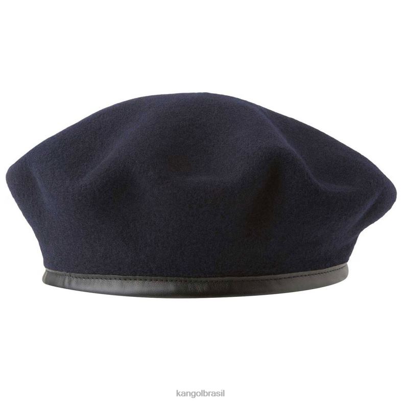 chapelaria | Kangol unissex azul escuro boina de lã monty Z4880431