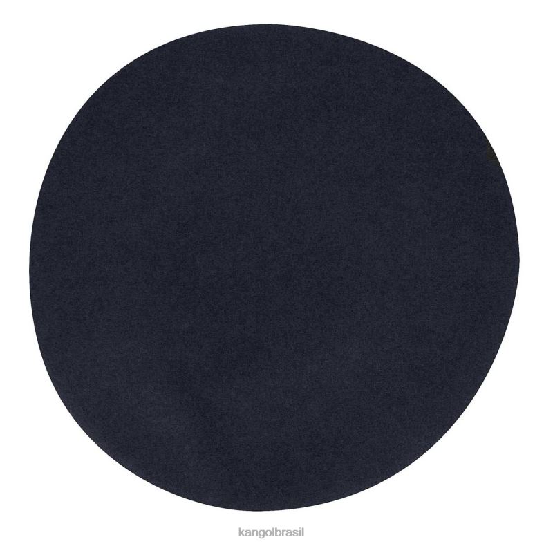 chapelaria | Kangol unissex azul escuro boina de lã monty Z4880431