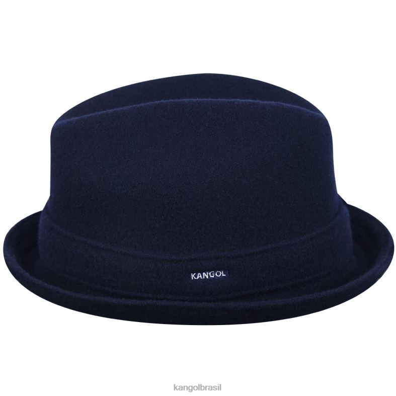 chapelaria | Kangol unissex azul escuro jogador de lã Z4880928