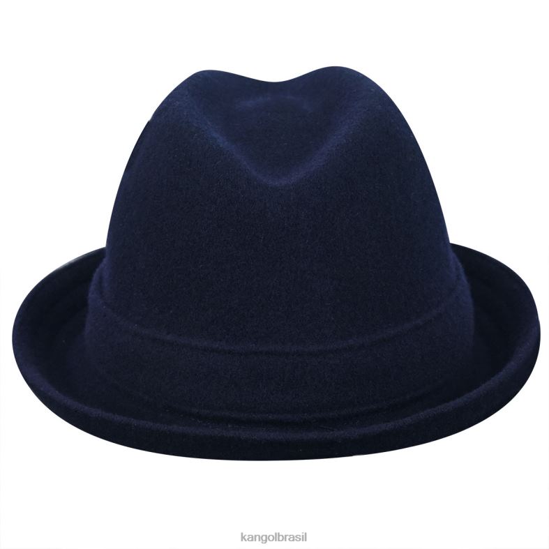 chapelaria | Kangol unissex azul escuro jogador de lã Z4880928