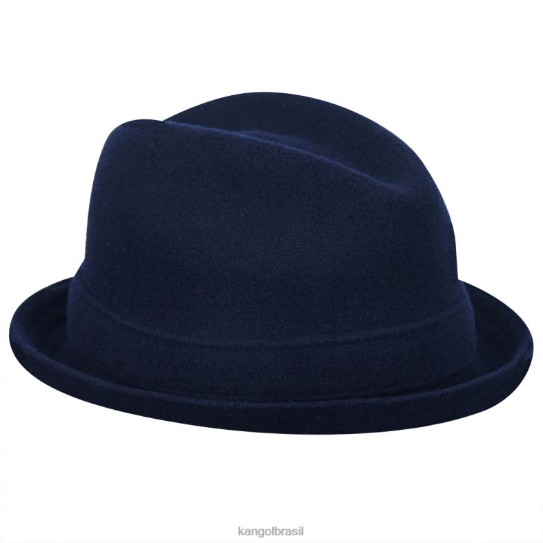 chapelaria | Kangol unissex azul escuro jogador de lã Z4880928
