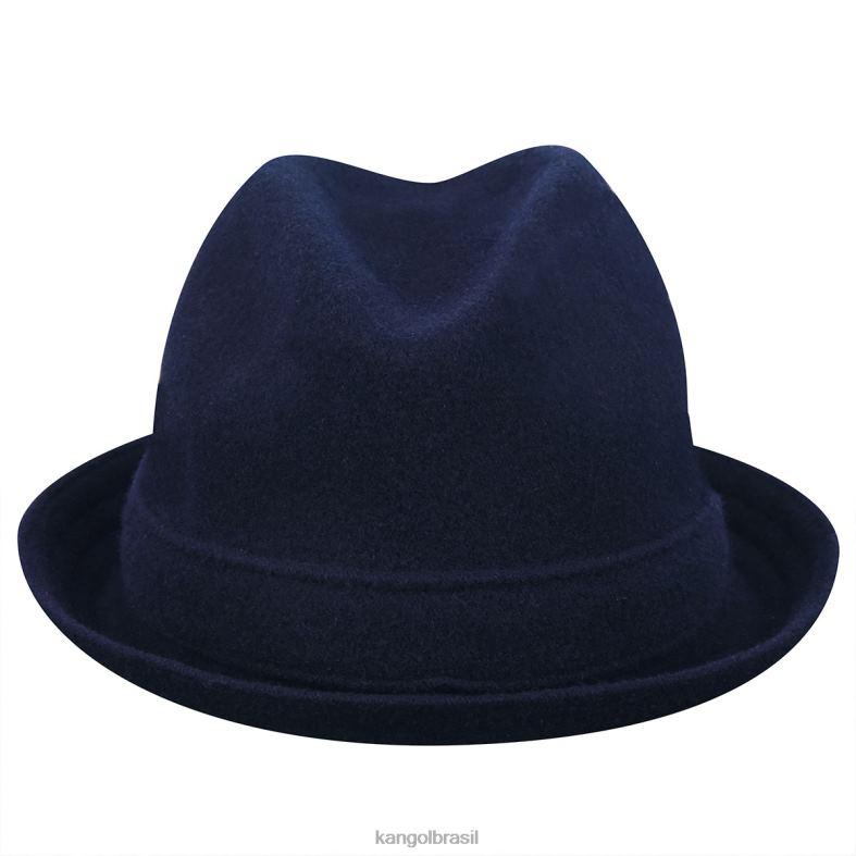 chapelaria | Kangol unissex azul escuro jogador de lã Z4880928