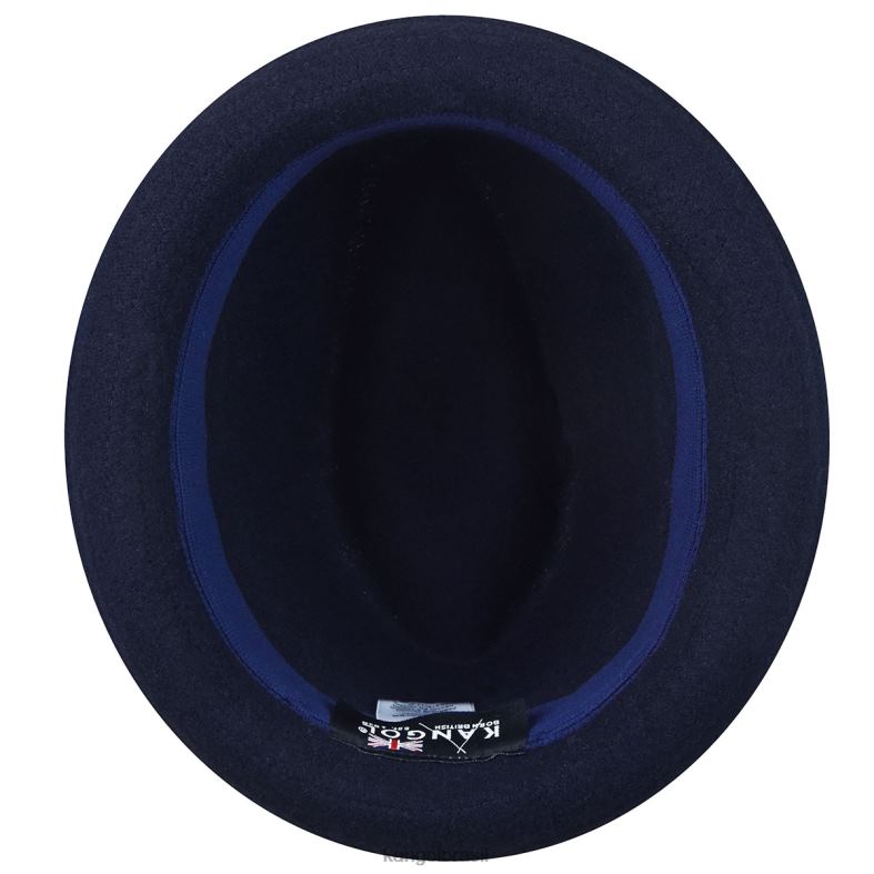 chapelaria | Kangol unissex azul escuro jogador de lã Z4880928