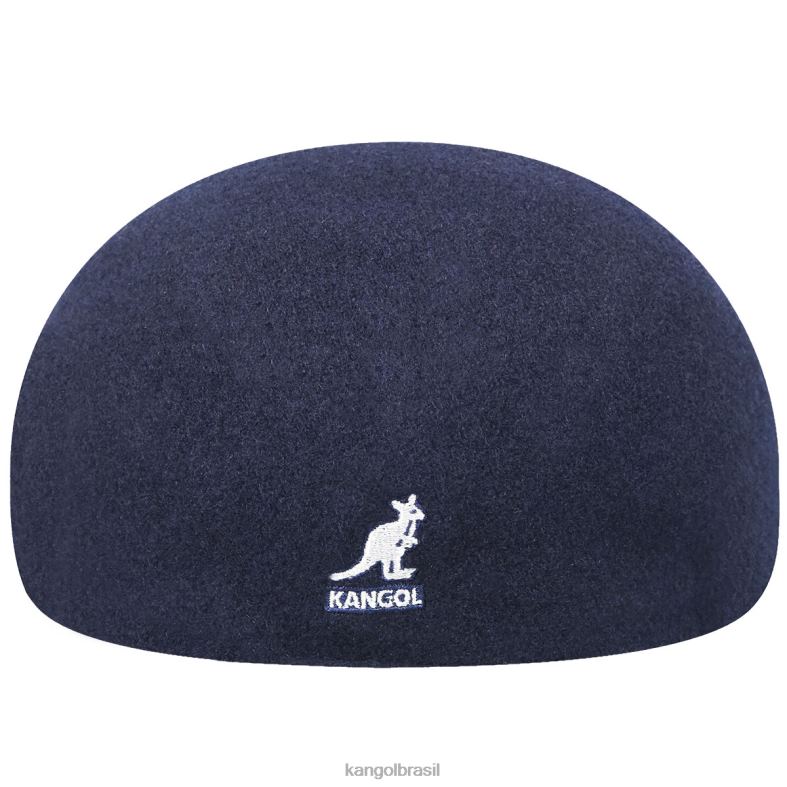 chapelaria | Kangol unissex azul escuro lã sem costura 507 Z4880244
