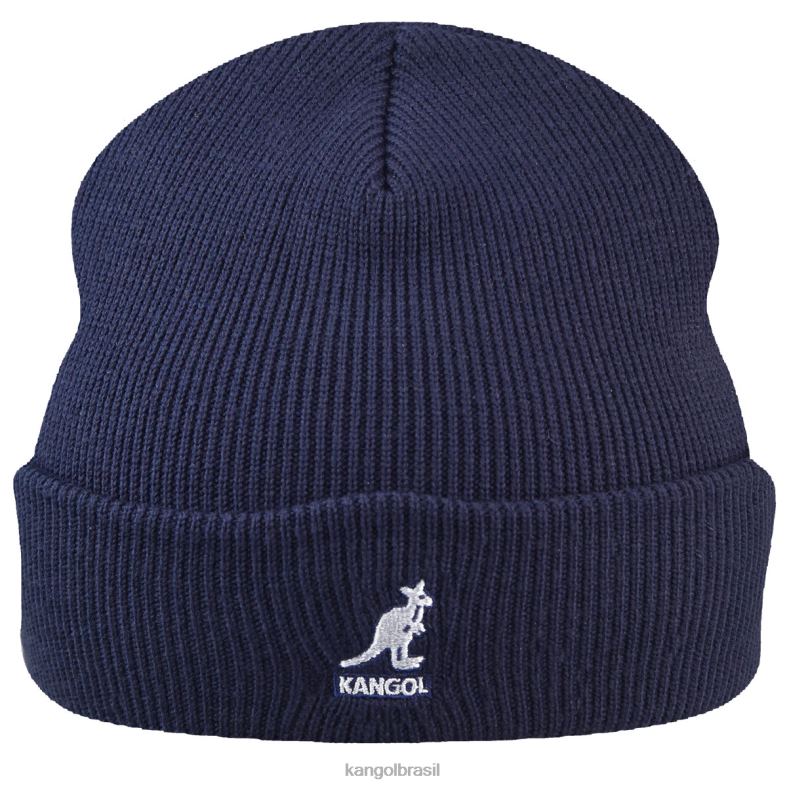 chapelaria | Kangol unissex azul escuro manguito de acrílico puxar Z4880845