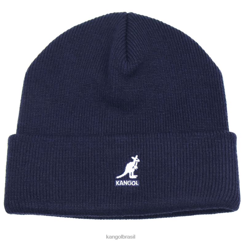 chapelaria | Kangol unissex azul escuro manguito de acrílico puxar Z4880845