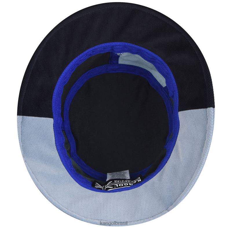chapelaria | Kangol unissex azul escuro/multi balde de pops de contraste Z4880552