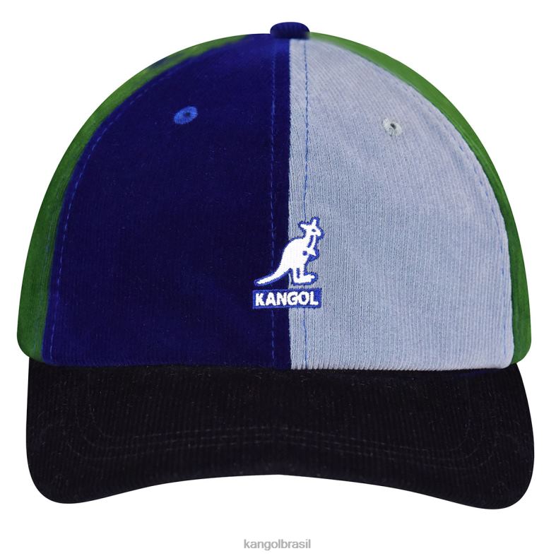 chapelaria | Kangol unissex azul escuro/multi contraste aparece beisebol Z4880368