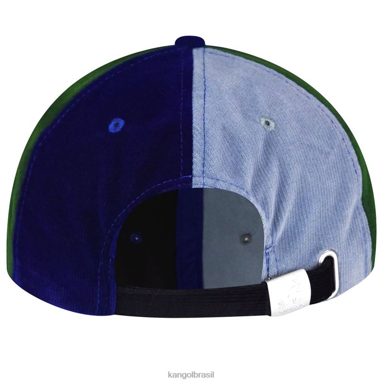 chapelaria | Kangol unissex azul escuro/multi contraste aparece beisebol Z4880368