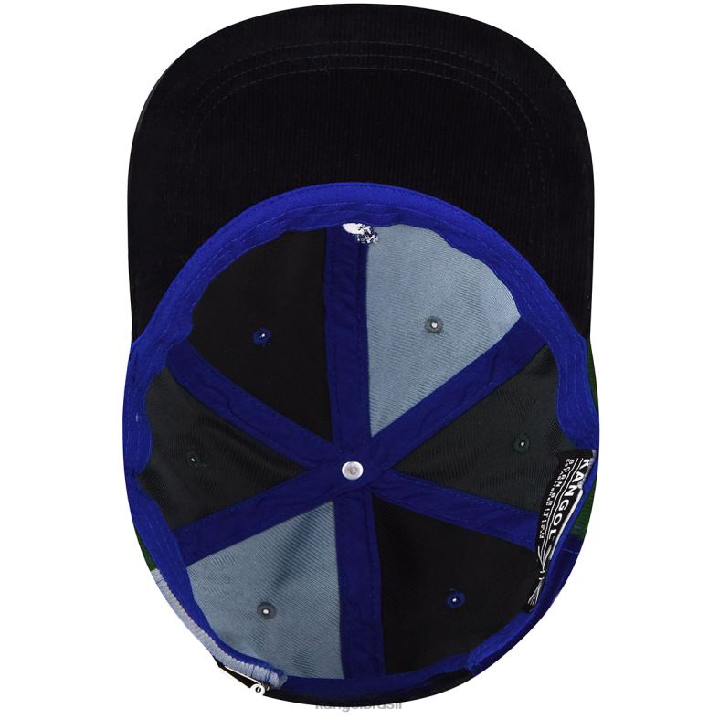 chapelaria | Kangol unissex azul escuro/multi contraste aparece beisebol Z4880368