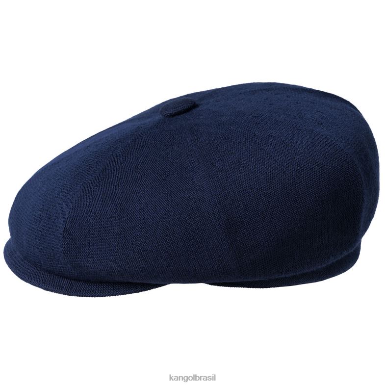 chapelaria | Kangol unissex azul escuro vendedor ambulante de bambu Z4880765