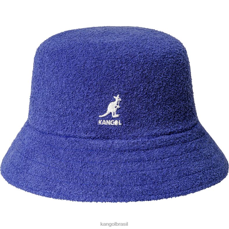 chapelaria | Kangol unissex azul estrelado balde de bermudas Z4880633