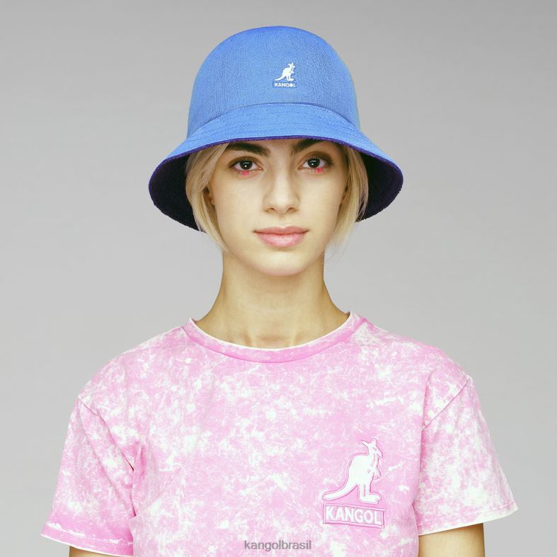 chapelaria | Kangol unissex azul estrelado/surf flip it reversível casual Z4880510