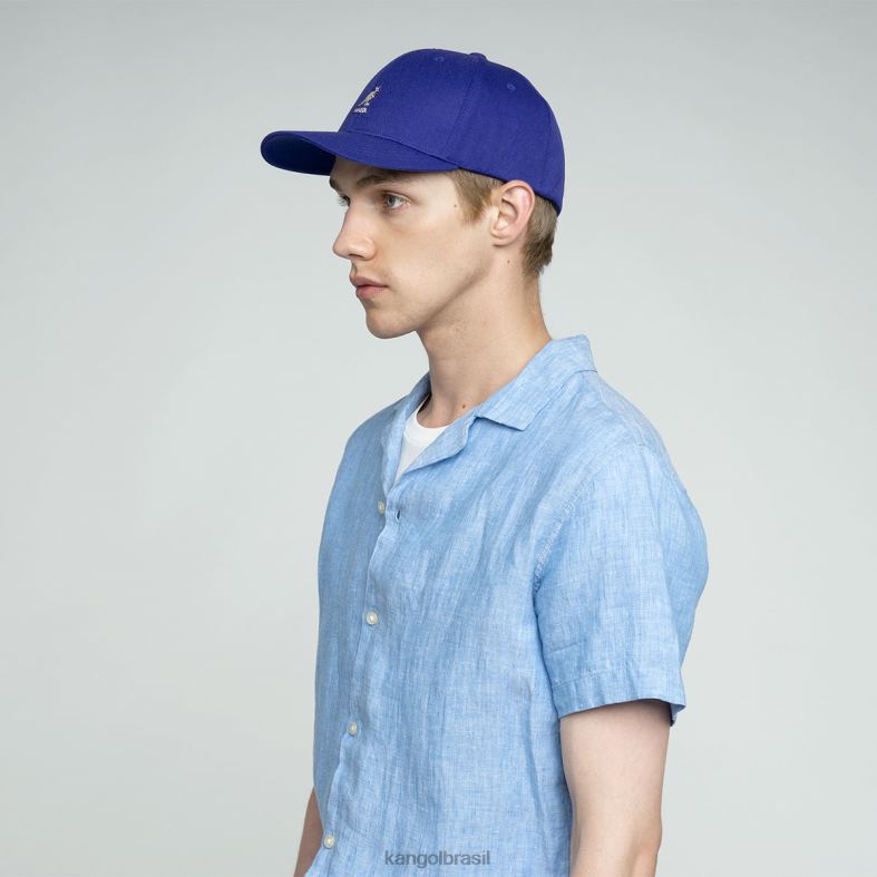 chapelaria | Kangol unissex azul real beisebol flexfit de lã Z4880323
