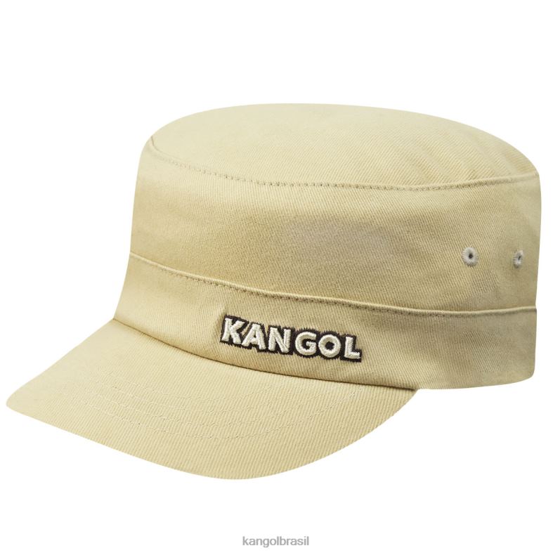 chapelaria | Kangol unissex bege boné do exército de sarja de algodão Z4880258