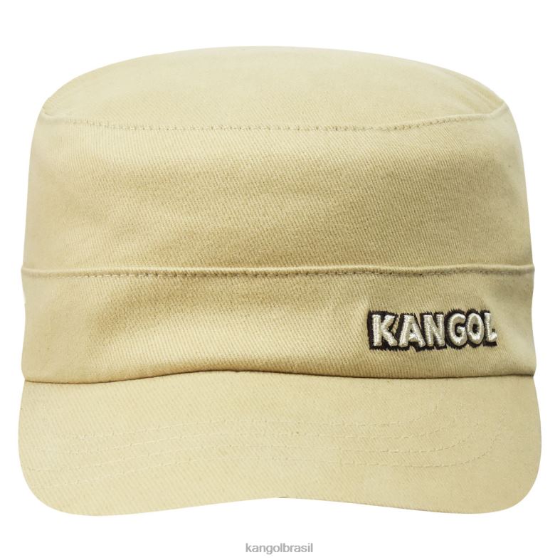 chapelaria | Kangol unissex bege boné do exército de sarja de algodão Z4880258
