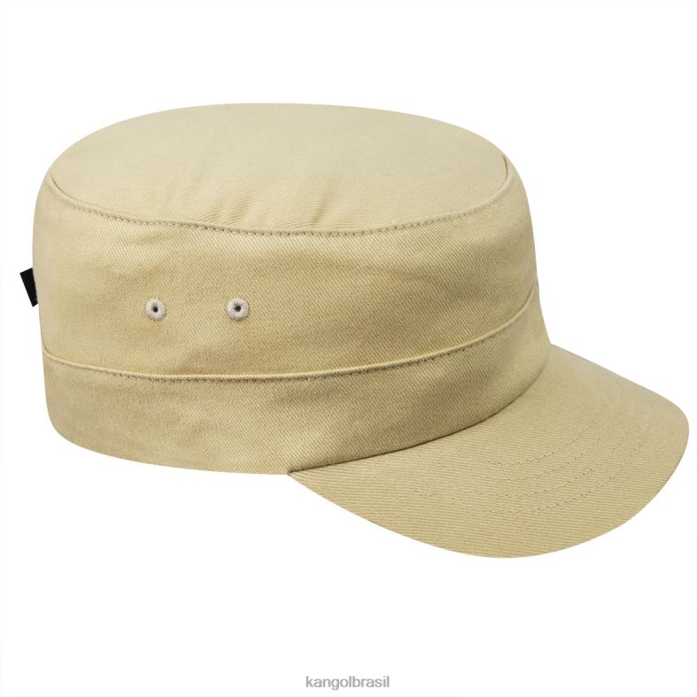 chapelaria | Kangol unissex bege boné do exército de sarja de algodão Z4880258