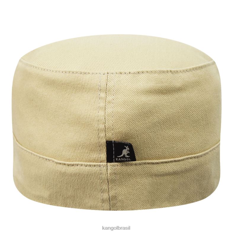 chapelaria | Kangol unissex bege boné do exército de sarja de algodão Z4880258