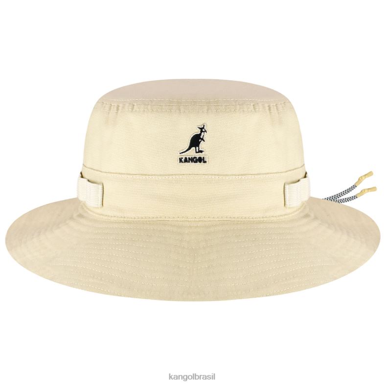 chapelaria | Kangol unissex bege chapéu de selva de cabos utilitários Z4880498