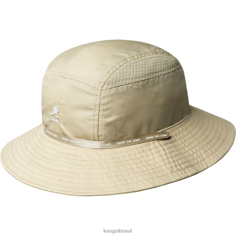 chapelaria | Kangol unissex bege do balde de salto Z4880670